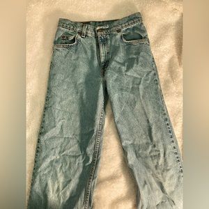 Levi blue straight jeans